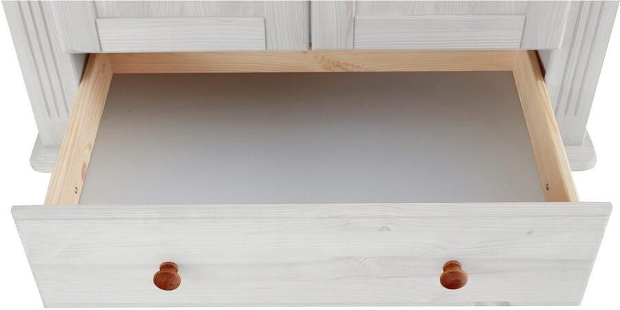 Home affaire Kledingkast ADELE van massief grenen spiegel bij de 4-en 5-deurskast indeling - Foto 6