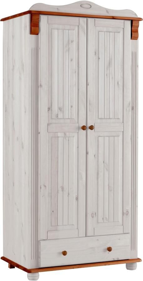 Home affaire Kledingkast ADELE van massief grenen spiegel bij de 4-en 5-deurskast indeling - Foto 5