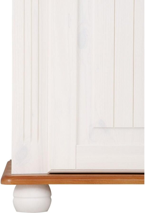 Home affaire Kledingkast ADELE van massief grenen spiegel bij de 4-en 5-deurskast indeling - Foto 7