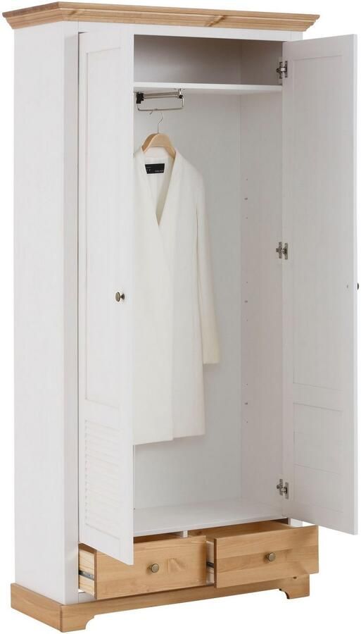 Home affaire Kledingkast Ayanna Breedte 94 cm 2-deurs van massief grenen FSC - Foto 6