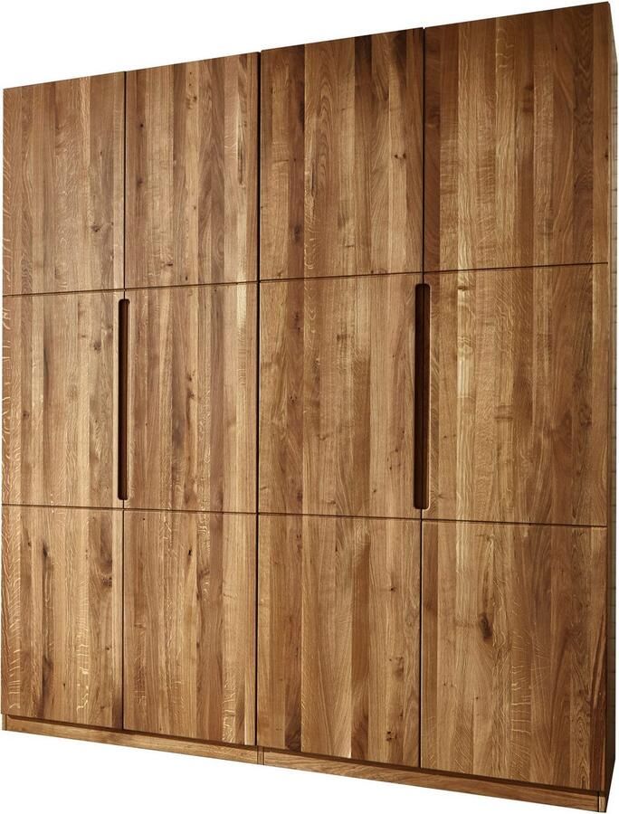 Home affaire Kledingkast Azelie van wilde eik Massief houten kledingkast in 50 cm raster planbaar - Foto 7