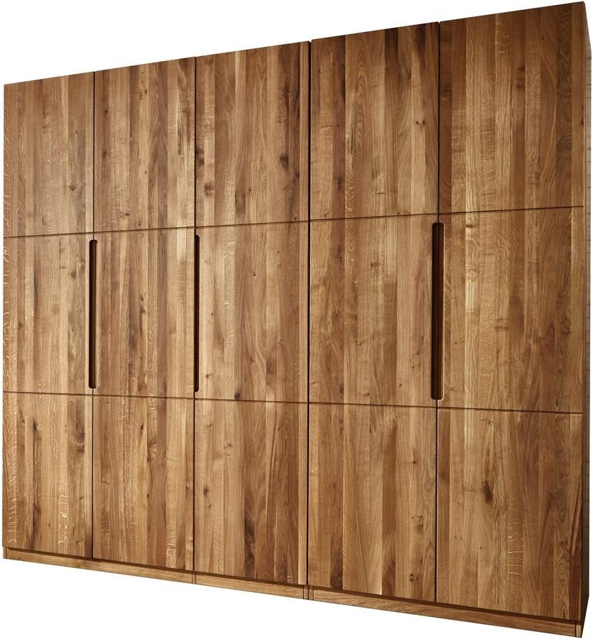 Home affaire Kledingkast Azelie van wilde eik Massief houten kledingkast in 50 cm raster planbaar - Foto 5