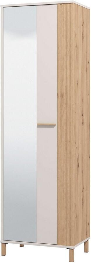 Home affaire Halmeubelset Belfort breedte 199 cm in kasjmier en artisan eik decor (set 5-delig) - Foto 5