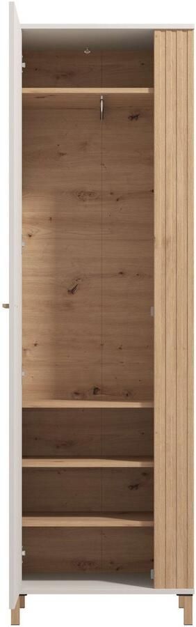 Home affaire Halmeubelset Belfort breedte 199 cm in kasjmier en artisan eik decor (set 5-delig) - Foto 15