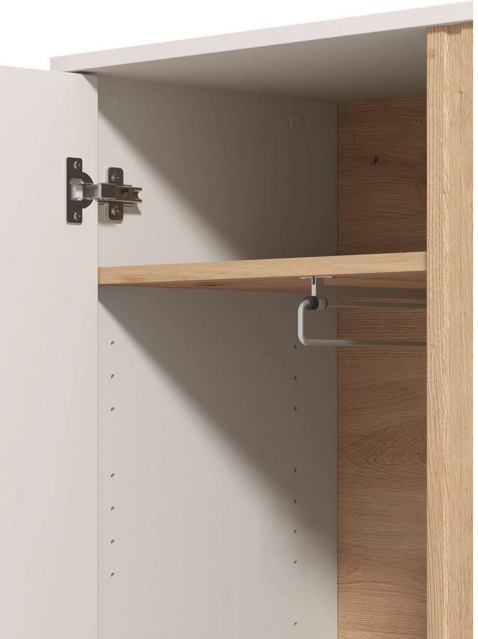 Home affaire Halmeubelset Belfort breedte 199 cm in kasjmier en artisan eik decor (set 5-delig) - Foto 2