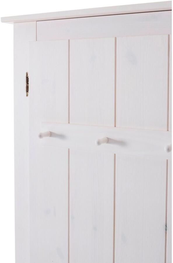 Home affaire Kledingkast Bertram van mooi massief grenenhout met een spiegeldeur hoogte 170 cm - Foto 5