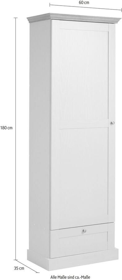 Home affaire Kledingkast Binz met mooie hout-look met vele opbergmogelijkheden hoogte 180 cm - Foto 7