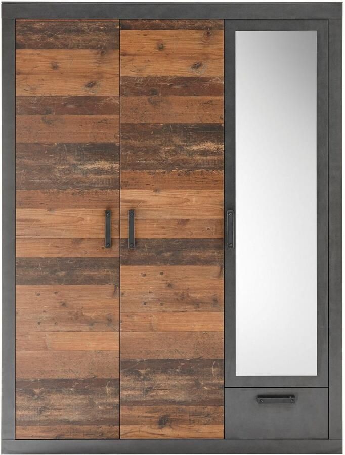 Home affaire Slaapkamerserie Brooklyn Bed met houten hoofdbord en lade (set 5-delig) - Foto 8