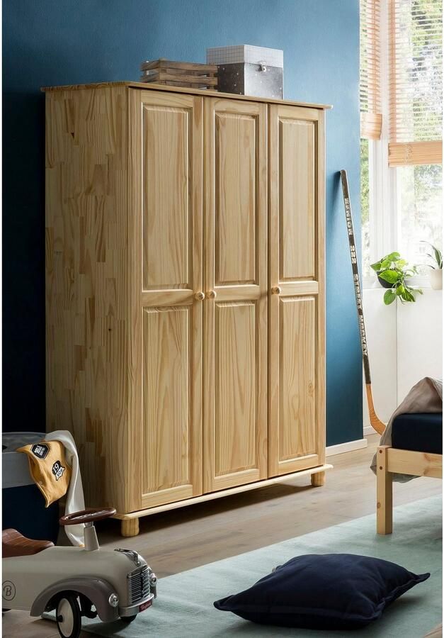 Home affaire Kledingkast Chur Gemaakt van massief grenenhout - Foto 2