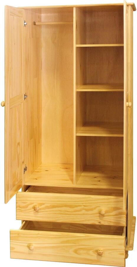 Home affaire Kledingkast Chur van massief grenenhout - Foto 3