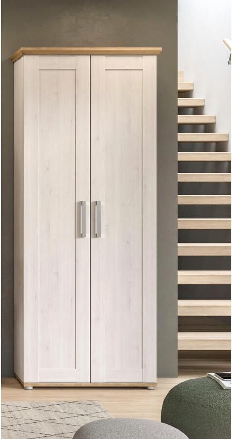 Home affaire Kledingkast Cosenza Hoogte 196 cm 2 Deuren 2 Planken 1 Kledingstang - Foto 9