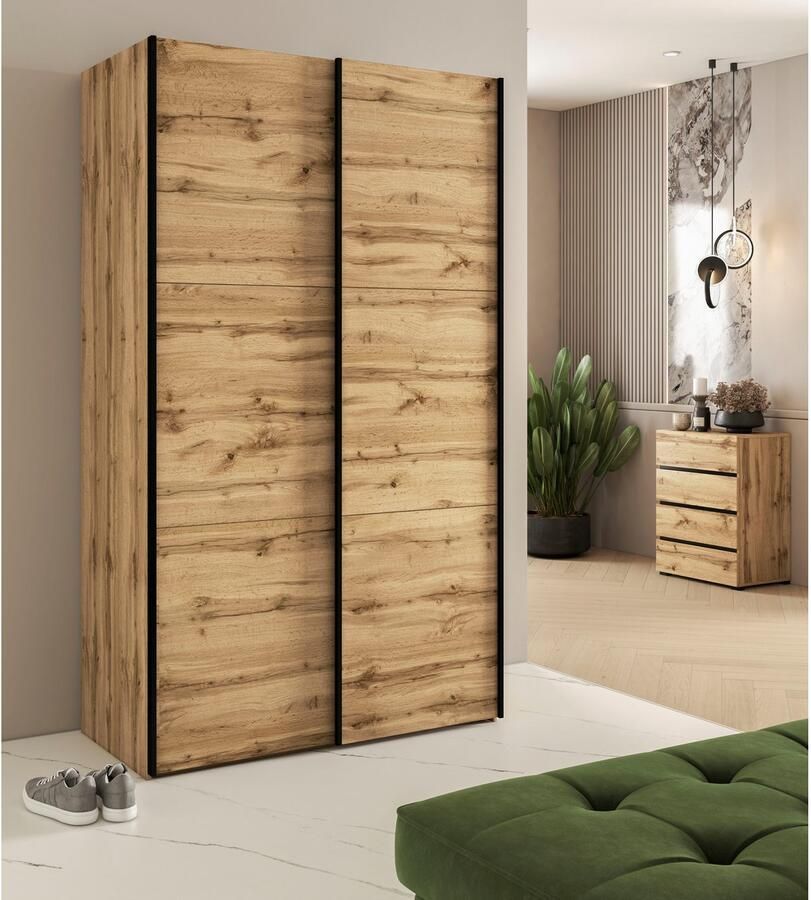 Home affaire Kledingkast Eastvale 120x64x210 cm ideaal voor kleine ruimtes of niches - Foto 2