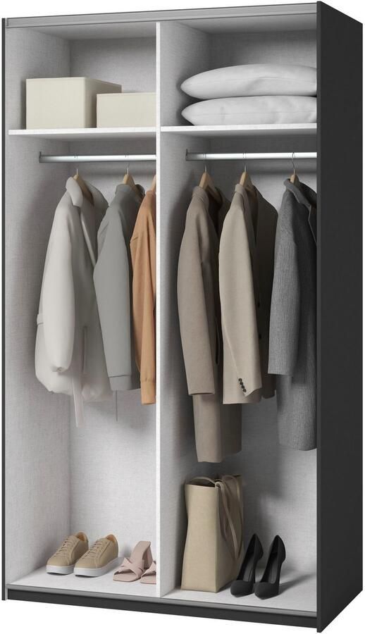 Home affaire Kledingkast Eastvale 120x64x210 cm ideaal voor kleine ruimtes of niches - Foto 3