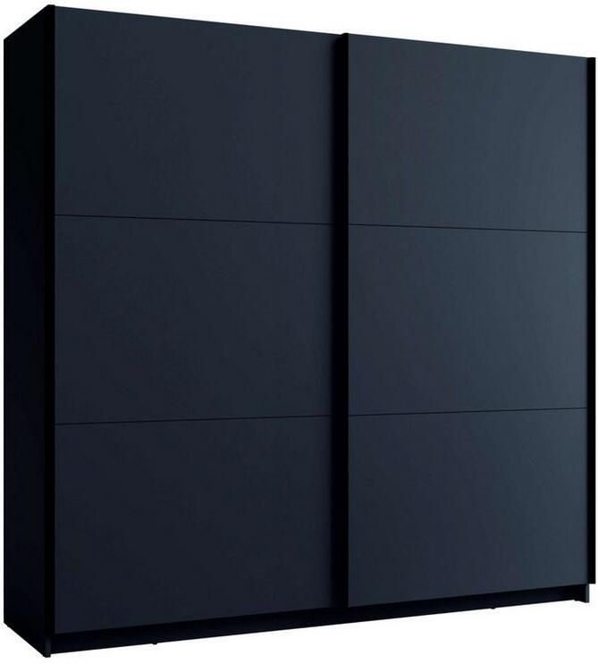 Home affaire Kledingkast Fresno linnenkast met 5 planken en kledingstang Garderobe met 2 schuifdeuren B H D 200 207 62 cm - Foto 4