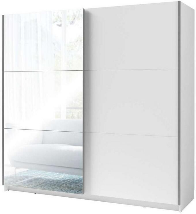 Home affaire Kledingkast Fresno met 5 planken spiegel en kledingstang - Foto 4