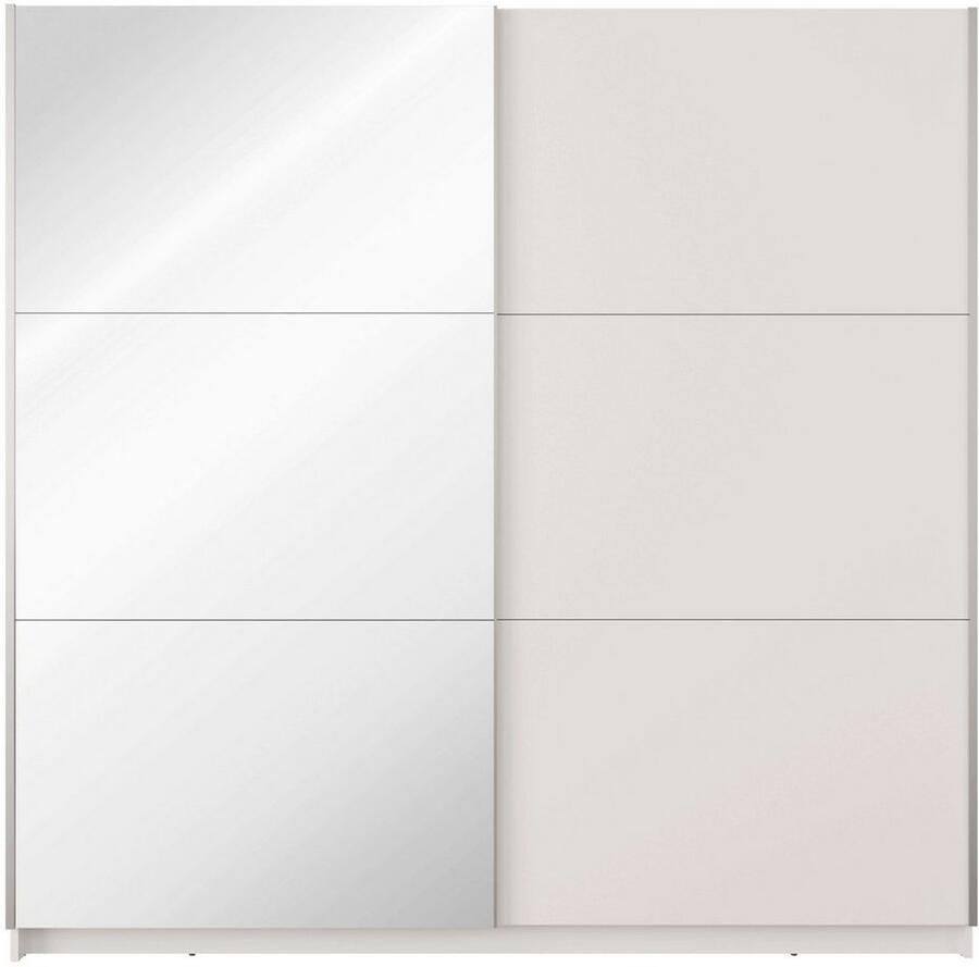 Home affaire Kledingkast Fresno met 5 planken spiegel en kledingstang - Foto 6