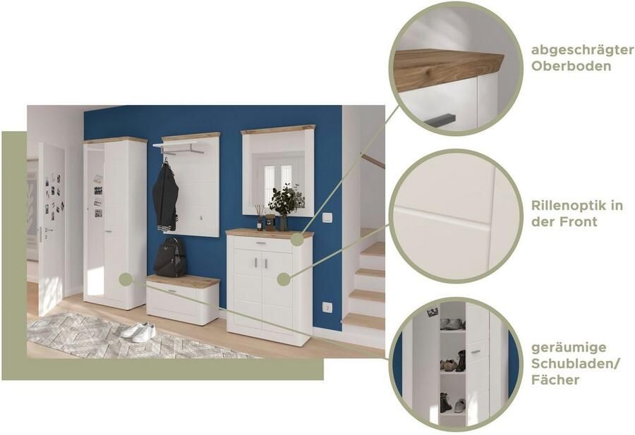 Home affaire Kledingkast Halmstad Breedte ca. 79 cm (1 stuk) - Foto 7