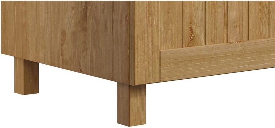 Home affaire Kledingkast Juventus van massief dennenhout breedte 67 cm met kledingstang (1 stuk) - Foto 5