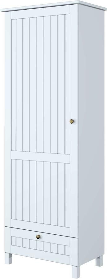 Home affaire Kledingkast Juventus van massief dennenhout breedte 67 cm met kledingstang (1 stuk) - Foto 8