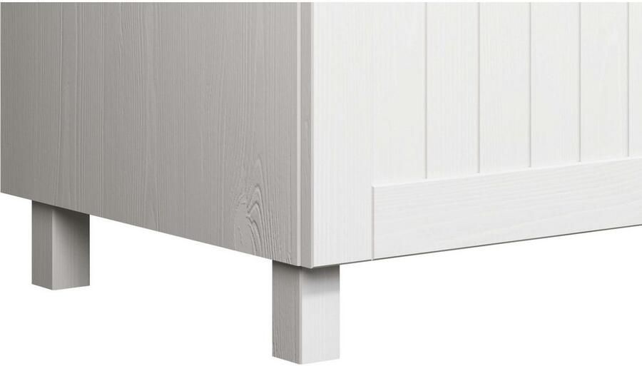 Home affaire Kledingkast Juventus van massief dennenhout breedte 67 cm met kledingstang (1 stuk) - Foto 4