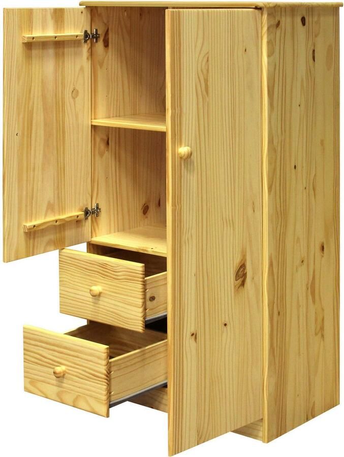 Home affaire Kledingkast Laden met metalen geleiders (1 stuk)