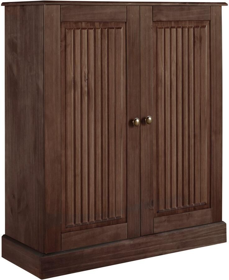 Home affaire Kledingkast Liotta met 2 verstelbare planken gemaakt van massief grenen - Foto 3