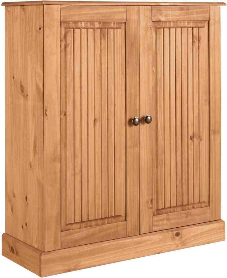 Home affaire Kledingkast Liotta met 2 verstelbare planken gemaakt van massief grenen - Foto 4