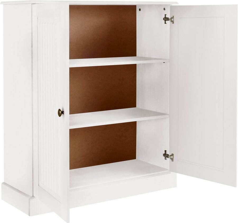 Home affaire Kledingkast Liotta met 2 verstelbare planken gemaakt van massief grenen - Foto 2