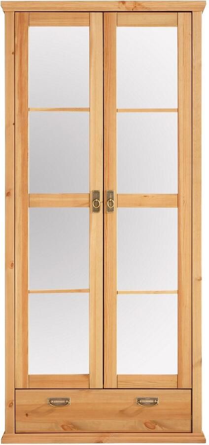 Home affaire Kledingkast Madrid gemaakt van massief grenen in 3 breedtes met spiegeldeuren - Foto 7