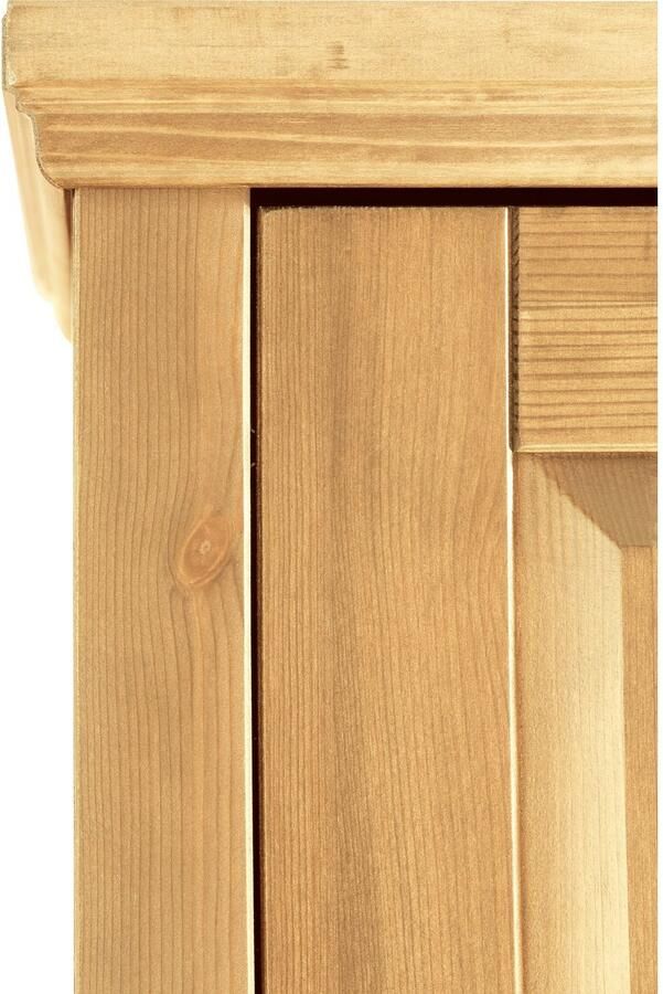 Home affaire Kledingkast Madrid gemaakt van massief grenen in 3 breedtes met spiegeldeuren - Foto 4