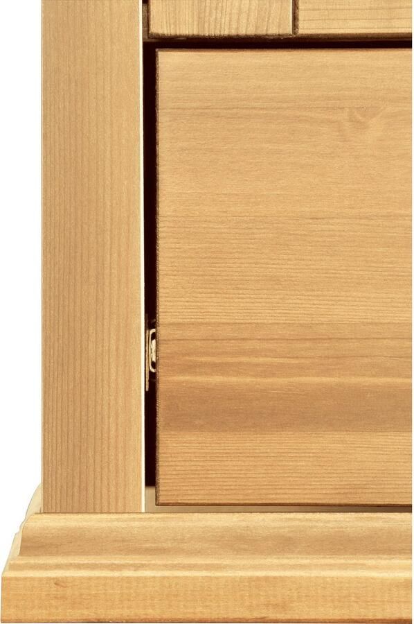 Home affaire Kledingkast Madrid gemaakt van massief grenen in 3 breedtes met spiegeldeuren - Foto 5