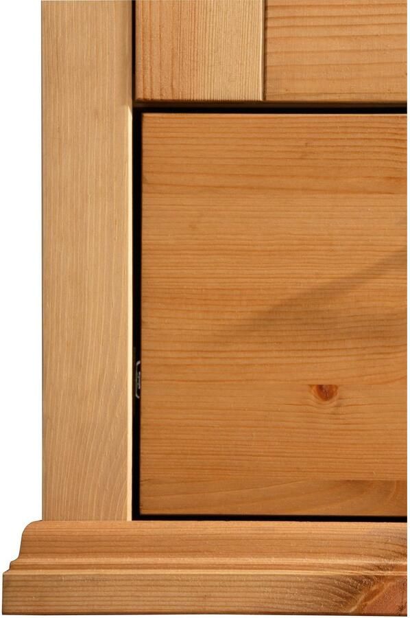 Home affaire Kledingkast Madrid gemaakt van massief grenen in 3 breedtes met spiegeldeuren - Foto 2