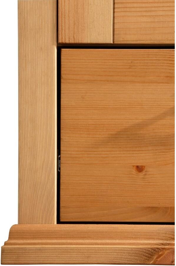 Home affaire Kledingkast Madrid gemaakt van massief grenen in 3 breedtes met spiegeldeuren - Foto 5