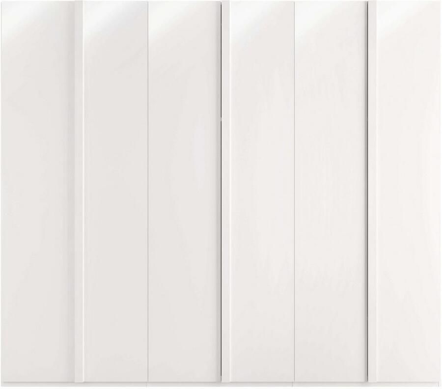 Home affaire Kledingkast Malissa met planken en kledingstangen Kledingkast met 6 hoogglans draai-deuren BxDxH 270x59x237 cm - Foto 3