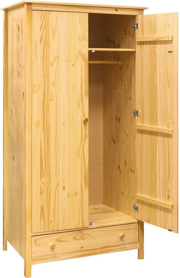 Home affaire Kledingkast met zichtbare houtnerven en kledingstang - Foto 2