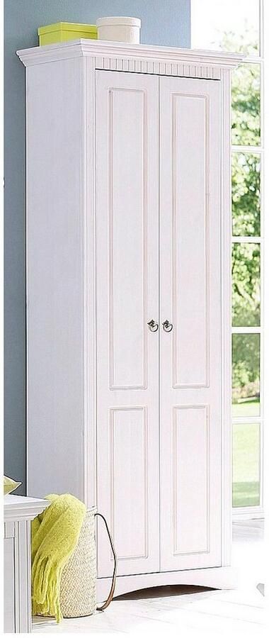 Home affaire Kledingkast Rustiek gemaakt van massief grenen breedte 71 cm met cassette-look - Foto 4