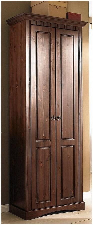 Home affaire Kledingkast Rustiek gemaakt van massief grenen breedte 71 cm met cassette-look - Foto 4