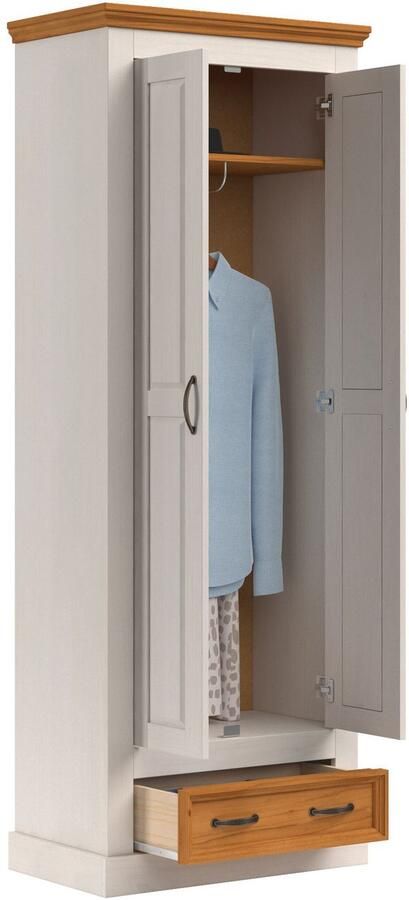 Home affaire Kledingkast Selma met 1 plank en uittrekbare kledingstang breedte 70 cm - Foto 4