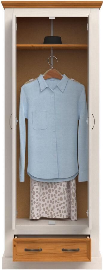 Home affaire Kledingkast Selma met 1 plank en uittrekbare kledingstang breedte 70 cm - Foto 6