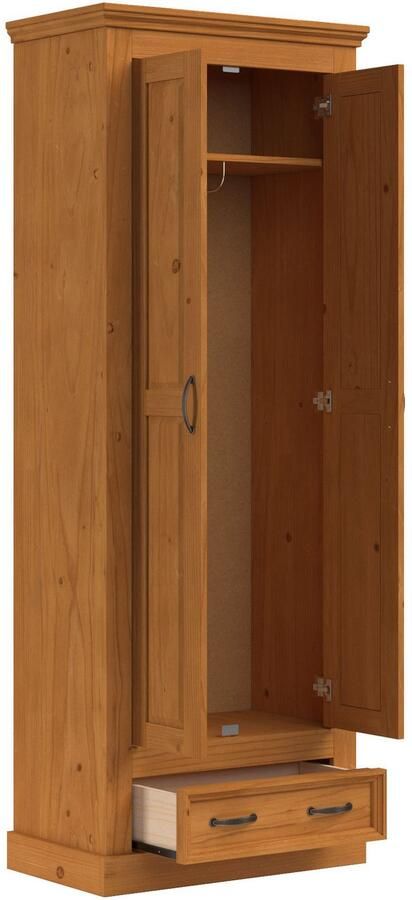 Home affaire Kledingkast Selma met 1 plank en uittrekbare kledingstang breedte 70 cm - Foto 4