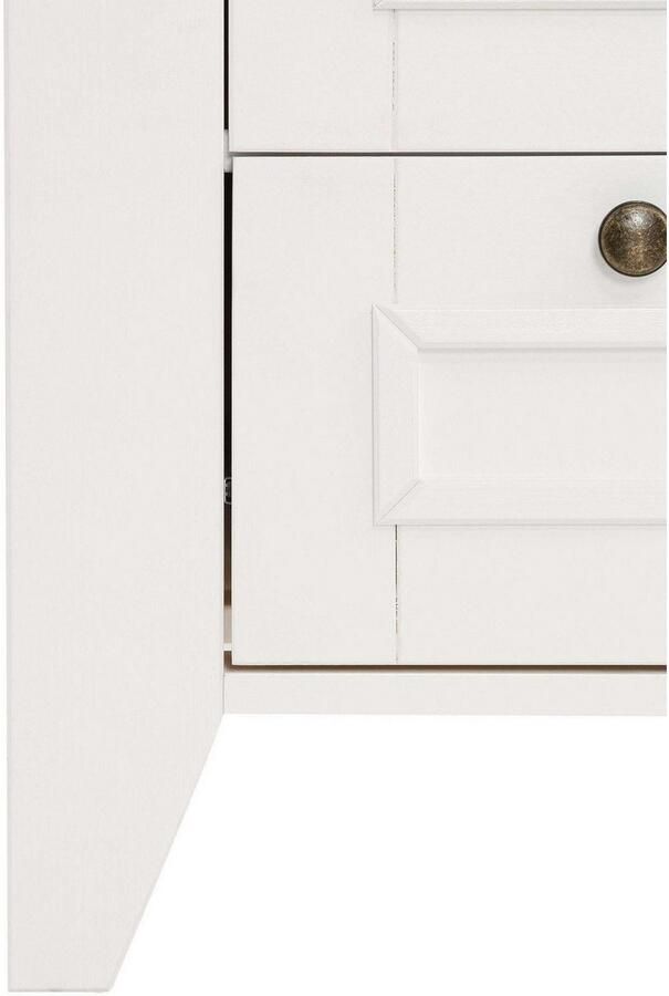 Home affaire Kledingkast Skandinavia Massief hout met spiegel en ophangmogelijkheden aan de zijkant - Foto 5