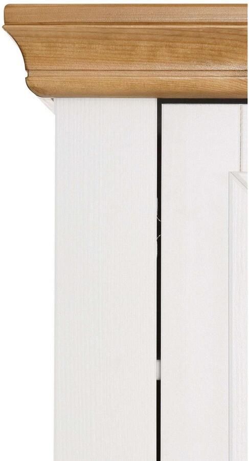 Home affaire Kledingkast Skandinavia Massief hout met spiegel en ophangmogelijkheden aan de zijkant - Foto 6