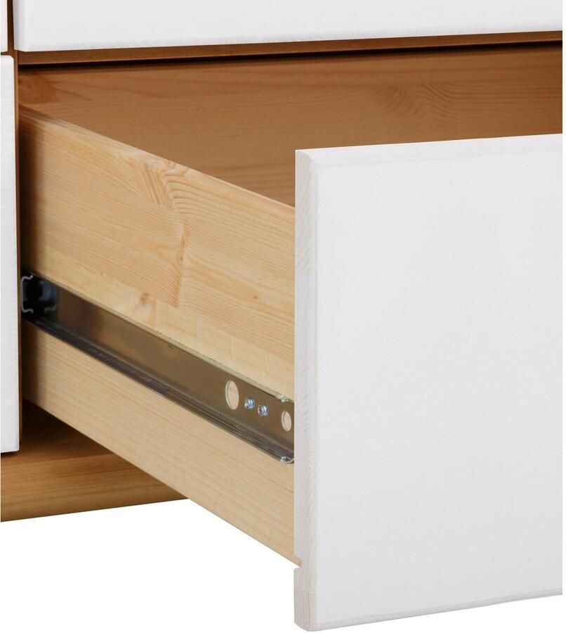 Home affaire Kledingkast TESSIN Breedte 245 cm massief grenen met spiegel - Foto 2