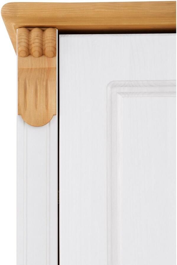 Home affaire Kledingkast TESSIN Breedte 245 cm massief grenen met spiegel - Foto 6