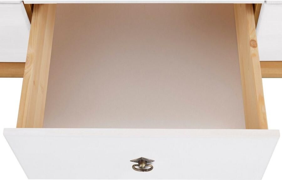 Home affaire Kledingkast Tessin Driedeuren kast 3-deurs Breedte 152 cm massief grenen met spiegel en 3 lades - Foto 7