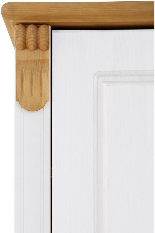 Home affaire Kledingkast Tessin Driedeuren kast 3-deurs Breedte 152 cm massief grenen met spiegel en 3 lades - Foto 6