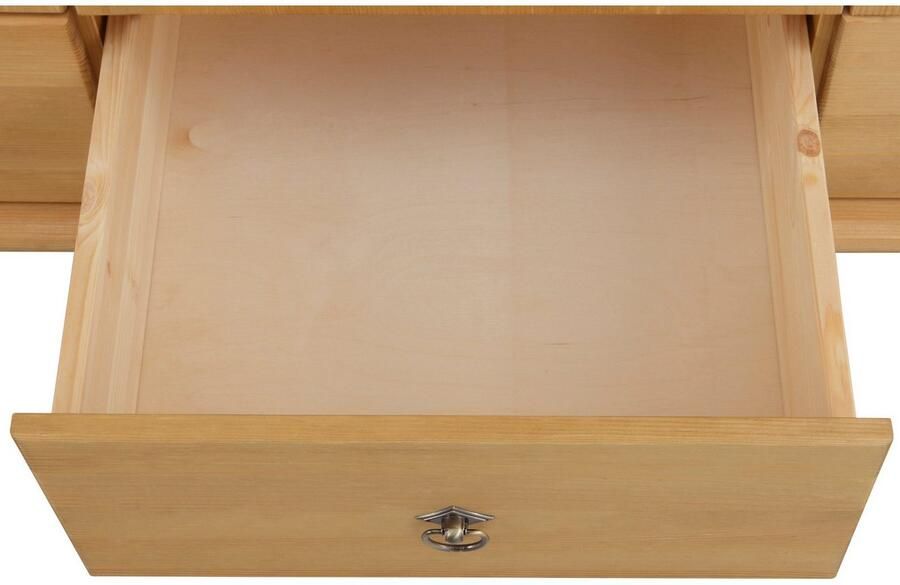 Home affaire Kledingkast Tessin Driedeuren kast 3-deurs Breedte 152 cm massief grenen met spiegel en 3 lades - Foto 7