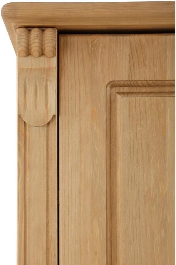 Home affaire Kledingkast Tessin Driedeuren kast 3-deurs Breedte 152 cm massief grenen met spiegel en 3 lades - Foto 6