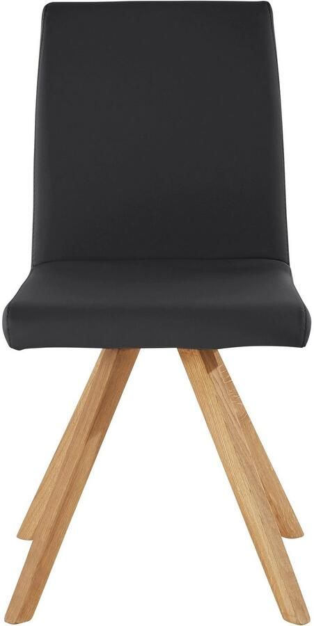 Home affaire Kuipstoel Rio Bekleding van imitatieleer of structuurstof en het frame is geolied eiken (2 stuks) - Foto 10