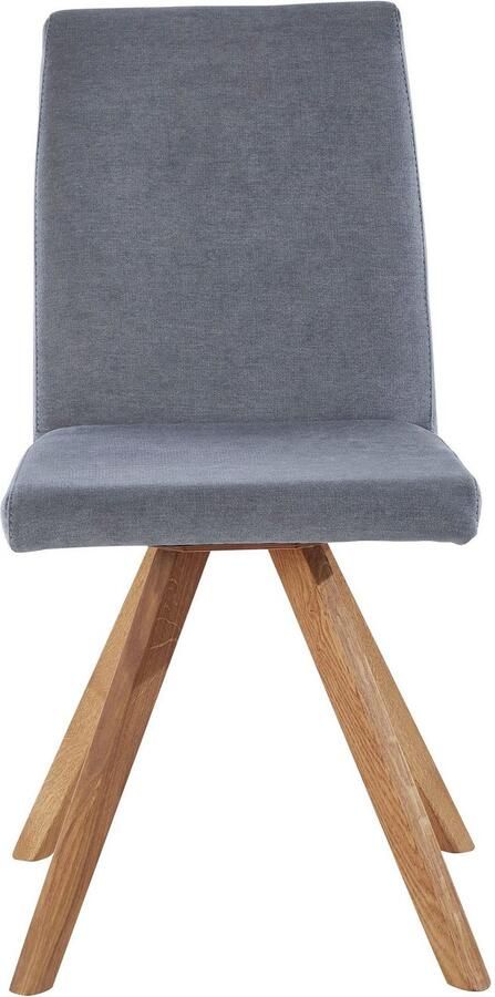 Home affaire Kuipstoel Rio Bekleding van imitatieleer of structuurstof en het frame is geolied eiken (2 stuks) - Foto 8